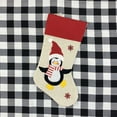 thumbnail image 2 of Kedshhgu Christmas Stocking Set of 4 Santa Snowman Reindeer Penguin Family Stockings for Kids, Holiday and Fireplace Party Home Decor, 2 of 3