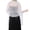 White, variant on Women's Sequins Moon Print Scarf, Elegant Evening Dress Shawl Wraps for Formal Party
