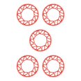 thumbnail image 2 of Ruiboury Lightweight And Easy To Install - Smooth Operation Chain Ring For Bicycles Bicycles Crank Bike Chain 50T red 5Set, 2 of 6