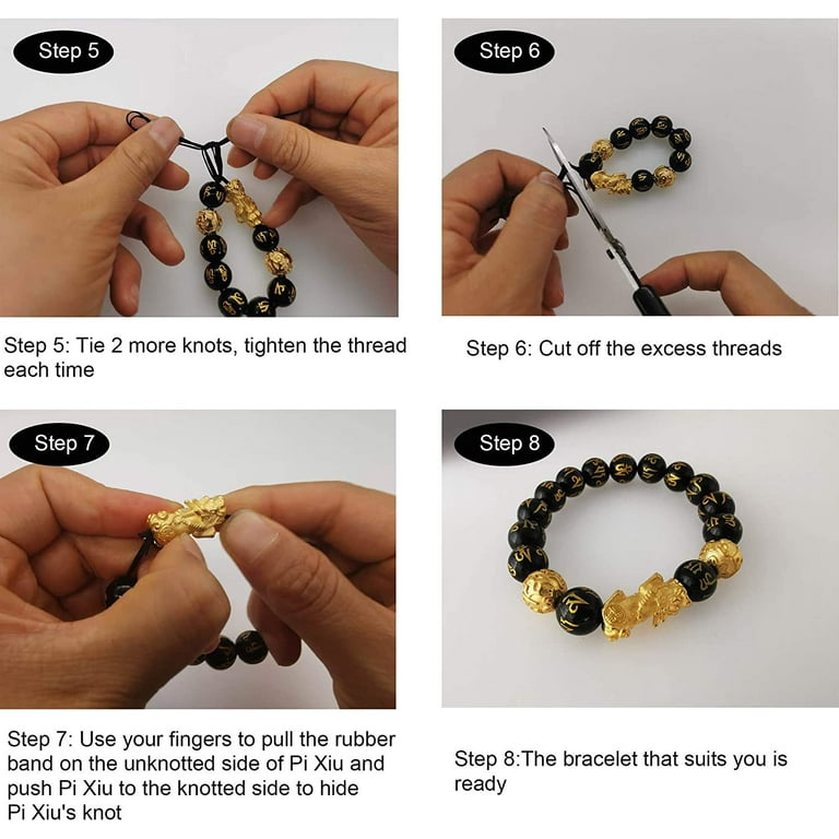 Feng shui black 2024 obsidian bracelet fake