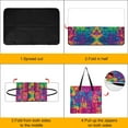 thumbnail image 4 of Colorful Tie Dye Vortex Outdoor Picnic Blanket, Foldable Waterproof Beach Mat, Portable Beach Blanket for Beach Camping, Hiking, Family Concerts, 4 of 8