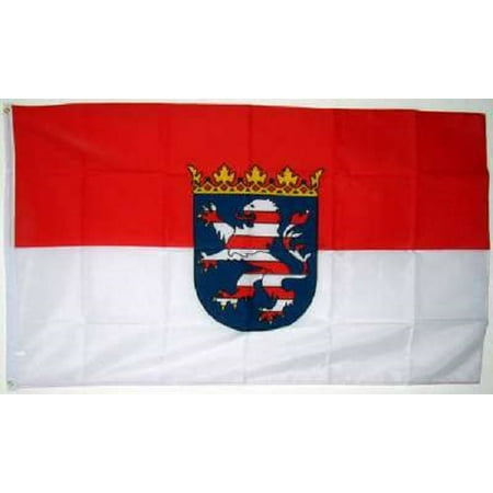 German State Flag - 3x5 Hesse Hessen Germany Flag German State Banner Pennant 3x5 Ft Indoor Outdoor