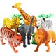 thumbnail image 1 of Juego de figuras de acción de animales de la jungla coleccionables de Kiddopark (paquete de 6), 1 of 5
