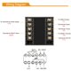 thumbnail image 5 of Eigraketly 4 Medidor de longitud de contador digital 90-260V AC / DC Salida de relé preestablecida PNP NPNN Herramientas manuales, 5 of 6