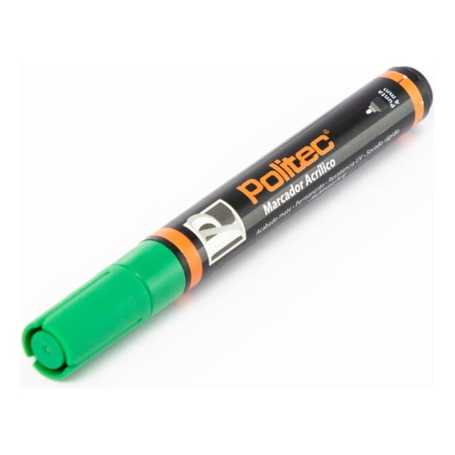 Marcador Acrilico Politec Serie 300 4mm verde claro