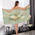 thumbnail image 7 of GZHJMY Mother's Day Flowews Bath Towels Set - 1 Bath Towel 1 Washcloth Extra Absorbent 100% Cotton Towels, Super Soft Bathroom Towels for Home, Hotel Travel, 7 of 7