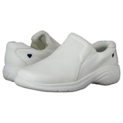 Nurse Mates Womens Dove Medical Professional Slip-On Walking Shoe (White, 7.5 Wide)