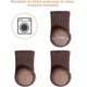 thumbnail image 2 of 24 Pack (Marron fonc) Tricot Table Chaise Jambe Chaussettes lastiq, 2 of 5