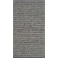 thumbnail image 1 of Safavieh Montauk 5' X 7' Hand Woven Cotton Rug in Ivory and Dark Gray, 1 of 2