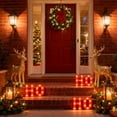 thumbnail image 4 of Decoraciones de Mesa con Letras Luminosas Navideñas gobutend HOHOHO, 4 of 6