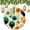 pattern-1, variant on Christmas Ceramic Ornament Mid-Century Modern Kitchen Christmas Tree Ornaments Vintage Geometric Xmas Trees Decorations Keepsake Gifts Holiday Present
