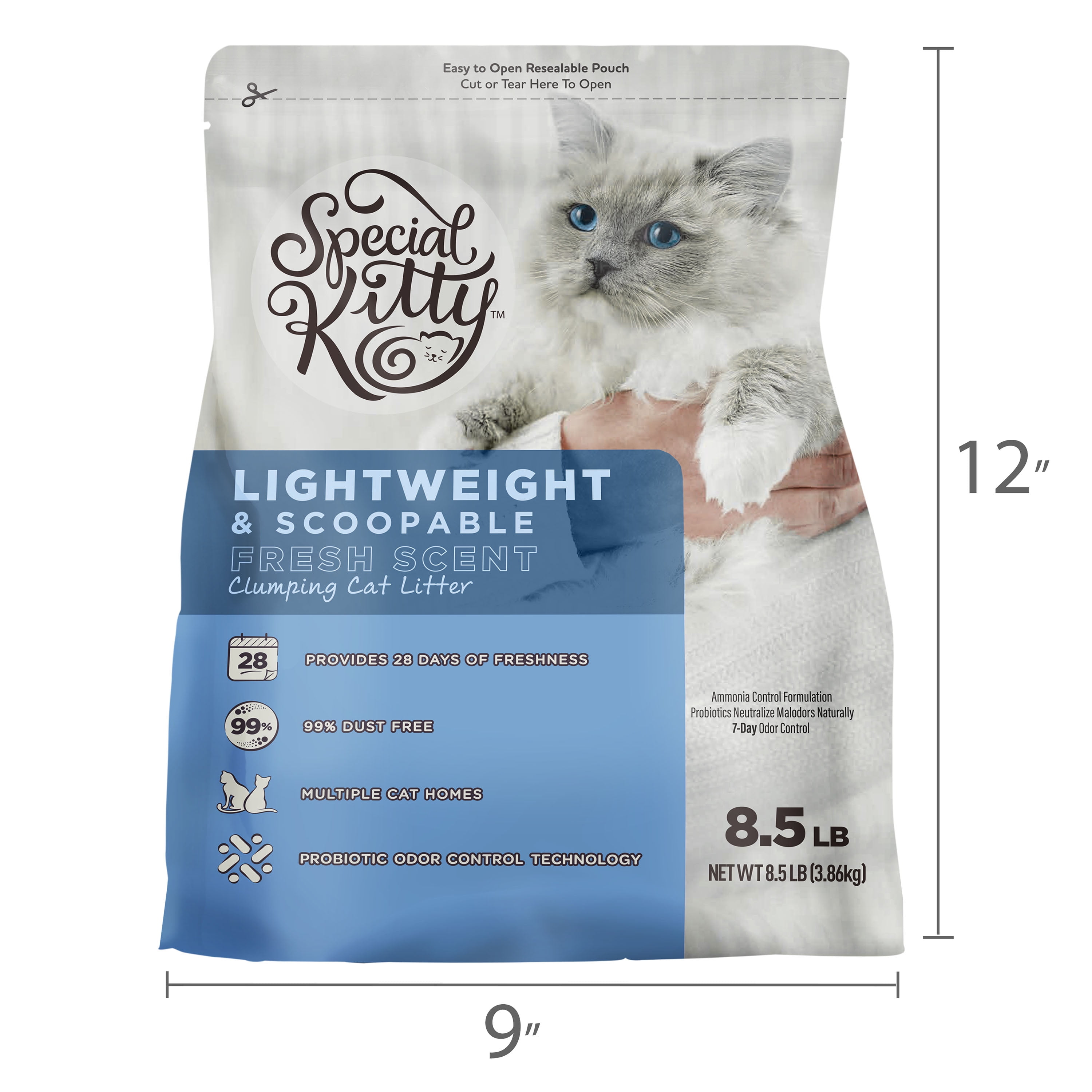 Kitty Scoopable Special Kitty Unscented Cat Litter Special Kitty