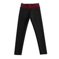 thumbnail image 6 of Nafuu Females Thermal Underwear Pants Winter Keep Warm Solid Color Fashion Casual Long Slim Fit Thickening Stretchy High Waist Leggings Cute Home Thermal Wear, 6 of 7