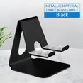 thumbnail image 2 of NEW Cell Phone Stand, Universal Phone Dock Desktop Tablet Stand Holder, Compatible with All Android Smartphone, iPad, iPhone 11 Pro Xs Xs Max Xr, 2 of 4