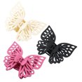 thumbnail image 4 of BESTYASH 3 Pcs Barrettes en Forme de Papillon Beige Blanc pour Usage Quotidien, 4 of 7