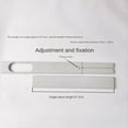 thumbnail image 4 of 3PCS Adjustable Portable Window Kit Plate for Air Conditioner Accessories Air Conditioner Window Attachment-55CM, 4 of 5