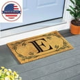 thumbnail image 4 of 28" x 16" Monogram Coir Mat, Letter  "E", 4 of 6