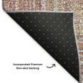 thumbnail image 5 of Addison Rugs Mayfield Premium Machine Washable Transitional Geometric Paprika Rectangle Rug, 8' x 10', 5 of 7