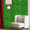 thumbnail image 4 of Artificial Green Plant Wall Panel-40x60cm PE Plastic Boxwood Hedge for Indoor Outdoor Decor Fake Grass Wall Hanging for Living Room,Fence,Photo Washable &-, 4 of 4