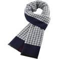 thumbnail image 1 of LinYooLi Classic Plaid Scarf for Men Warm Cashmere Feel Soft Long Scarves Retro Fashion Checked Shawl Wraps Winter Fall, 1 of 2