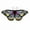 B, variant on Gallickan Butterfly Foil Wings Cape Style E, Garden Flag Decoration, Kids Toy Photo Prop, for Carnival Party, 1pc