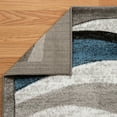 thumbnail image 3 of United Weavers Studio Area Rug 710-00761 Silica Denim Blue Waves Lines 5' 3" x 7' 2" Rectangle, 3 of 4