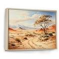 thumbnail image 2 of Designart "Namibia s African Desert I" Landscapes Floater Framed Wall Art Living Room, 2 of 7