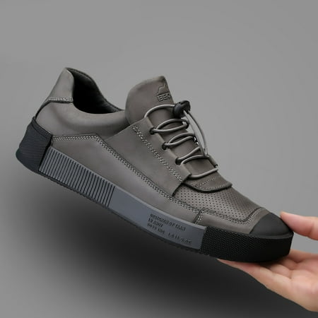 

Men‘s Fashion Genuine Leather Breathable Comfortable Lace Up Casual Shoes
