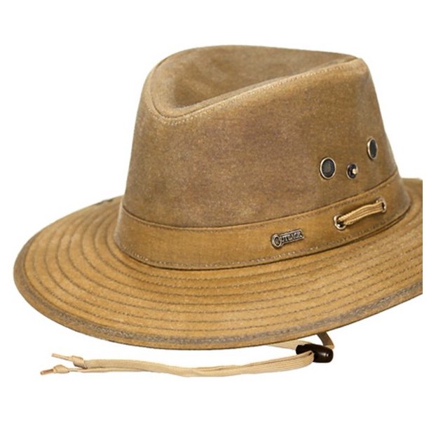 outback oilskin river guide hat