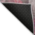 thumbnail image 4 of HomeRoots 623213 8 x 10 ft. Blush & Purple Floral Washable Transitional Indoor & Outdoor Rectangle Area Rug, 4 of 9