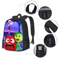 thumbnail image 2 of Yiaed inside out 2 Pattern Carry on Backpack,16.5x12.5x5.5 Personal Item Bag Carry On Backpack Water Resistant Lightweight Daypack, 2 of 6