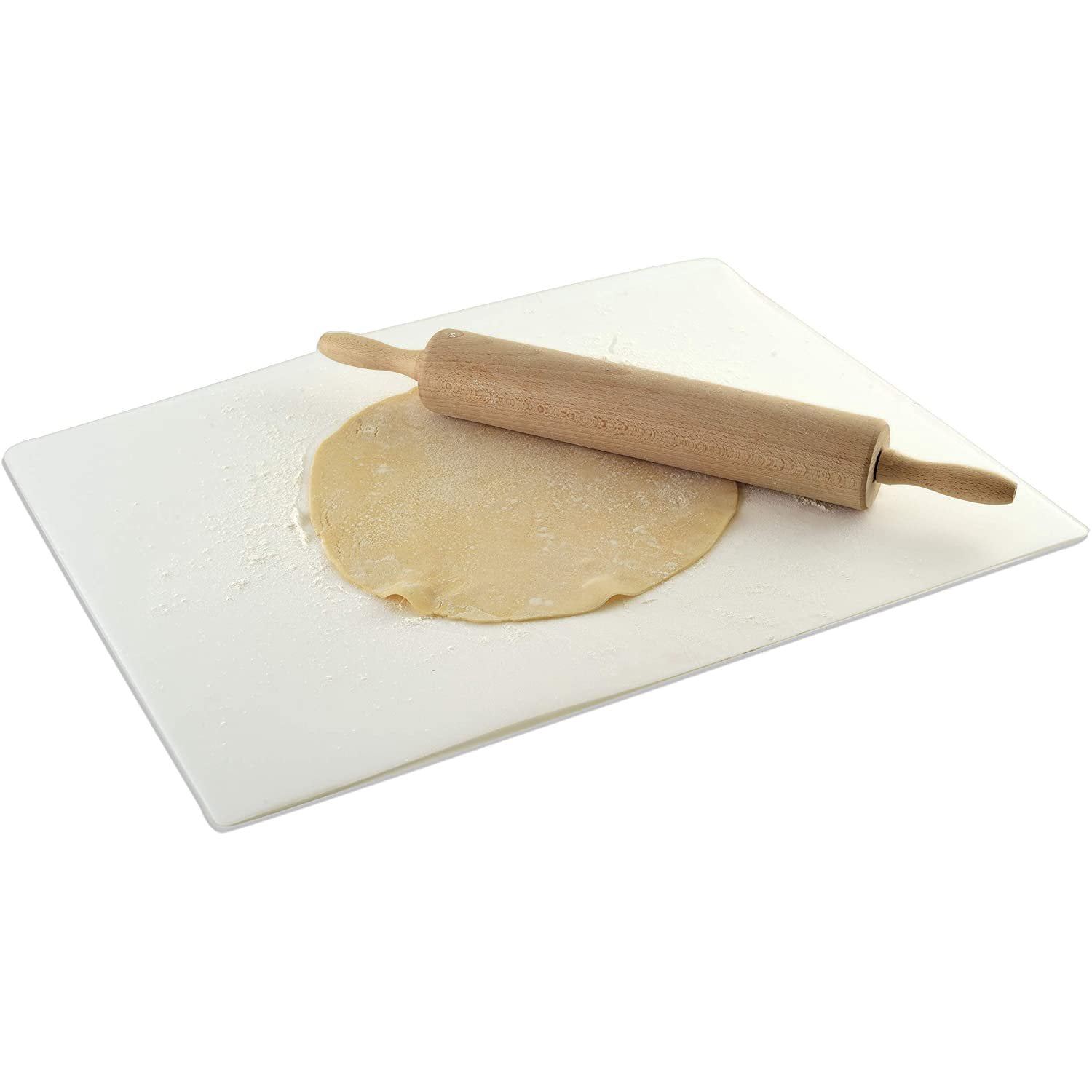 Flexible Plastic Cutting Board Mats set, Clear Kitchen Cutting Board Set of 2 Clear Mats (Qty-24)