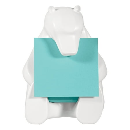 White Post It Notes - Post-it® White Bear Dispenser Pop-up Note Dispenser (bear330)