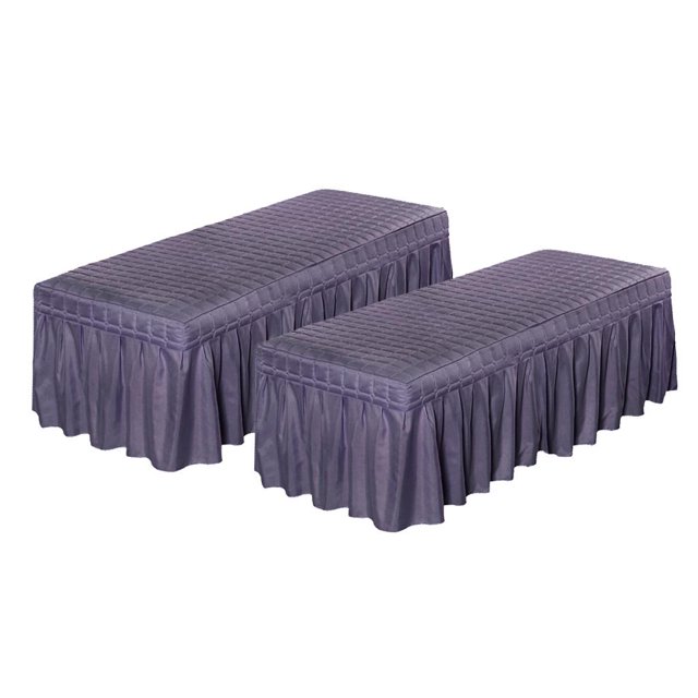 2pcs De De Estándar Cara De Belleza Cubierta De Cama Facial Sábana Para La Mayoría De Las Camas Cosméticas Macarena Hoja de cenefa de mesa de masaje