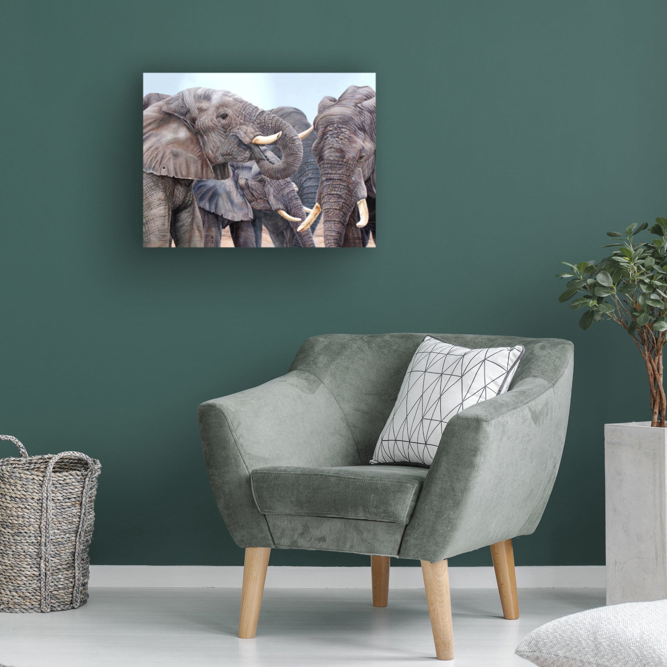 Canvas Wall Art - Delene Lambert 'Exchanging Ideas' Wall Art for Living Room, Bedroom, or Office Décor by Trademark Fine Art - 24 x 18 Inches