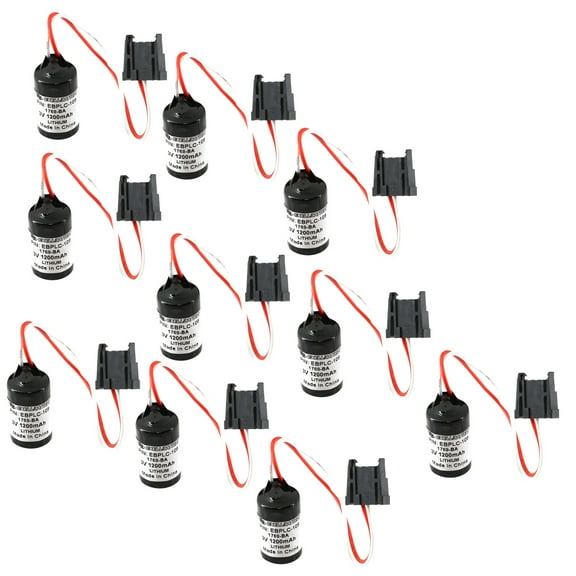 10pc PLC Backup Battery for COMPACT 1769-L23E-QB1B 1769-L23-QBFC1B