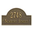 thumbnail image 1 of Arch Marker - Standard Wall - Two Line- Antique Brass, 1 of 1