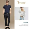 thumbnail image 5 of JASGOOD No Show Invisible Belts for Women Men Elastic Belts for Jeans Metal Buckle Belt, 5 of 11