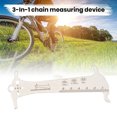 thumbnail image 1 of LJNYFDC Chain Wear Measuring Ruler 3 in 1 Chain Measurer Ruler Bicycle Chain Wear Indicator Tool High Strength Rustproof Screw Measurement Bike Tool, 1 of 6