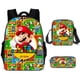 thumbnail image 1 of (Varios Estilos Disponibles) 3d Nuevo Estilo Mario Bolsa De Hombro Estuche De Lápices Escuela Primaria Estudiantes Super Impreso Comida, 1 of 4