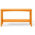 thumbnail image 4 of Polytrends  Laguna Hdpe All Weather Outdoor Patio Two Shelf Table Orange, 4 of 5