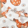 thumbnail image 4 of oqasdz Halloween Infant Baby Girl Outfits Long Sleeve Pumpkin Prints Rompers and Pants with Headband Hallowmas Outfits Set Size 6 M-12 M, 4 of 7