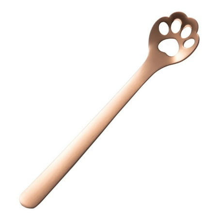 

Meizhencang Cute Animal Paw Claw Stainless Steel Coffee Drink Dessert Kitchen Mixing Spoon