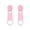 Pink, variant on 1 Pair Stud Earrings Zipper Shape Plated Jewelry Cartoon Candy Color Ear Studs for Party