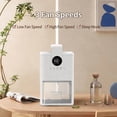 thumbnail image 2 of Compact Dehumidifier for Small Spaces, 1L (33.8oz) Water Tank, 22.5W Quiet Portable Dehumidifier for Home, Bedroom, Bathroom, Closet with 3-Speed Fan, 3-Timer, LED Light & Auto Shut-Off, 2 of 5