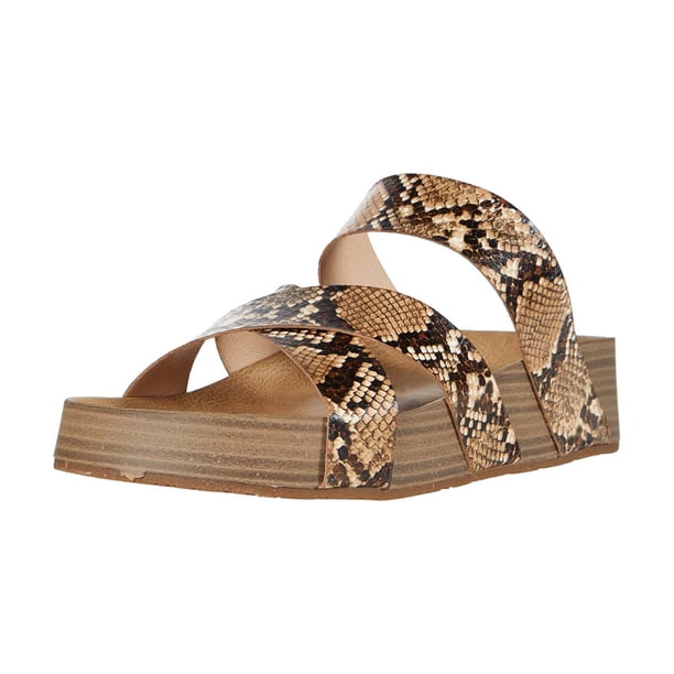Sandalias de una línea para mujer, zapatillas con plataforma, cuña de playa, sandalias de tacón alto, zapatos que aumentan la altura Wmkox8yii ytu9049