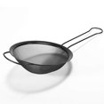 thumbnail image 3 of 1pc Stainless Steel Strainer Sieve Sloping Grain Wide Kitchen Gagdet for Home (Black), 3 of 3