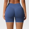 thumbnail image 5 of Women's High Waisted Biker Shorts Stretchy Tummy Control Workout Shorts, 5 of 11