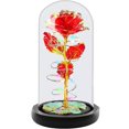 thumbnail image 1 of Rosa Artificial Fvawe Galaxia con Luz en Cúpula de Cristal, 1 of 7