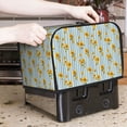 thumbnail image 7 of Lsque Blue White Striped Sunflower Print 2 Slice Toaster Cover , Kitchen Appliance Dustproof Protector , Toaster Protector Dustproof Kitchen Appliance Cover, 7 of 7